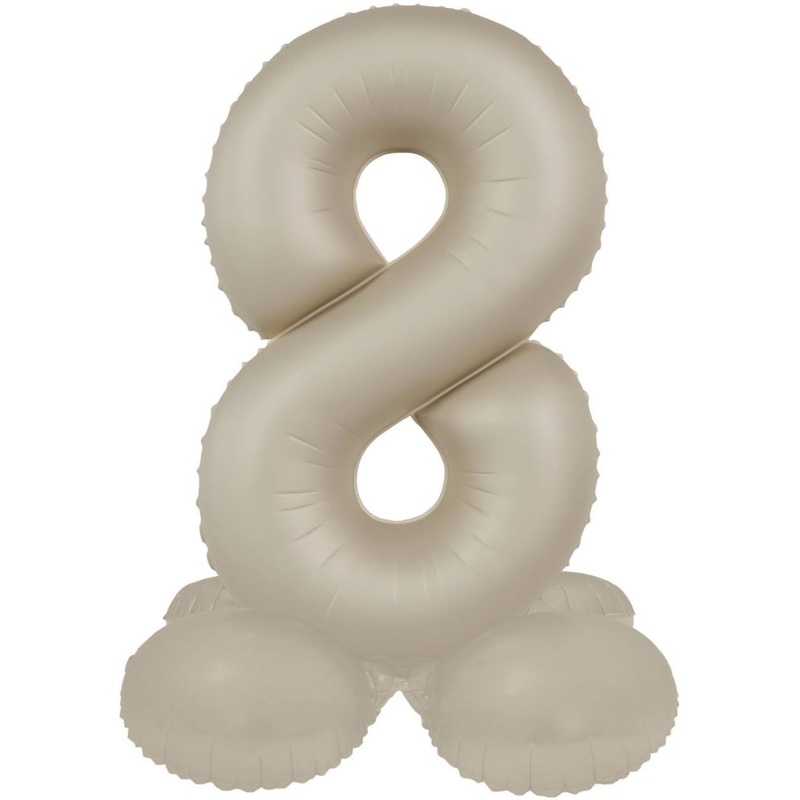 Creamy Latte 8 foil balloon standing matt 41cm