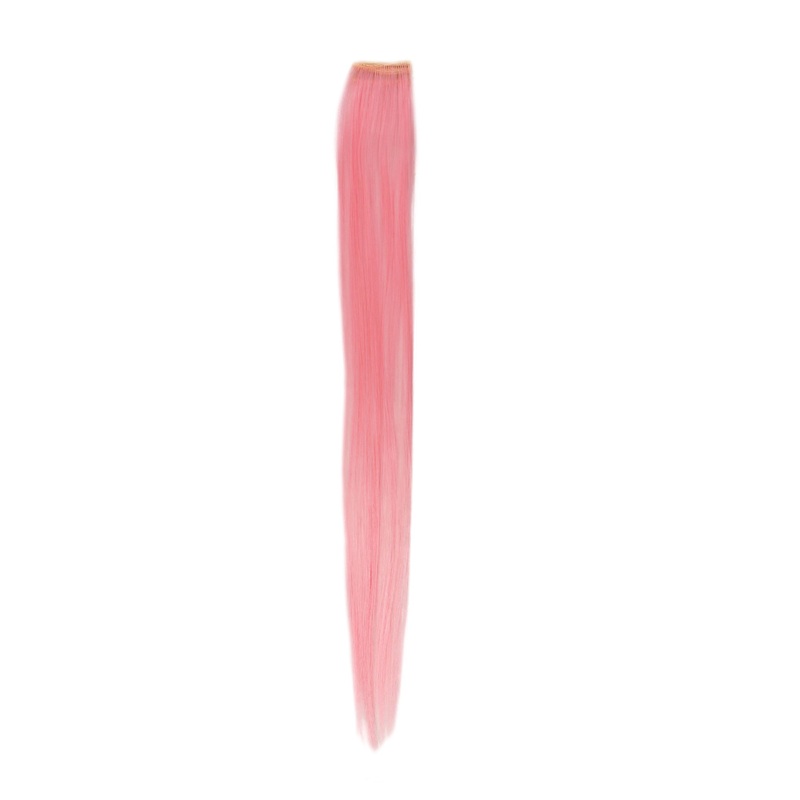 1 Clip-In Extension Strand Straight 45 cm Pink YZF-P1S18-T1911