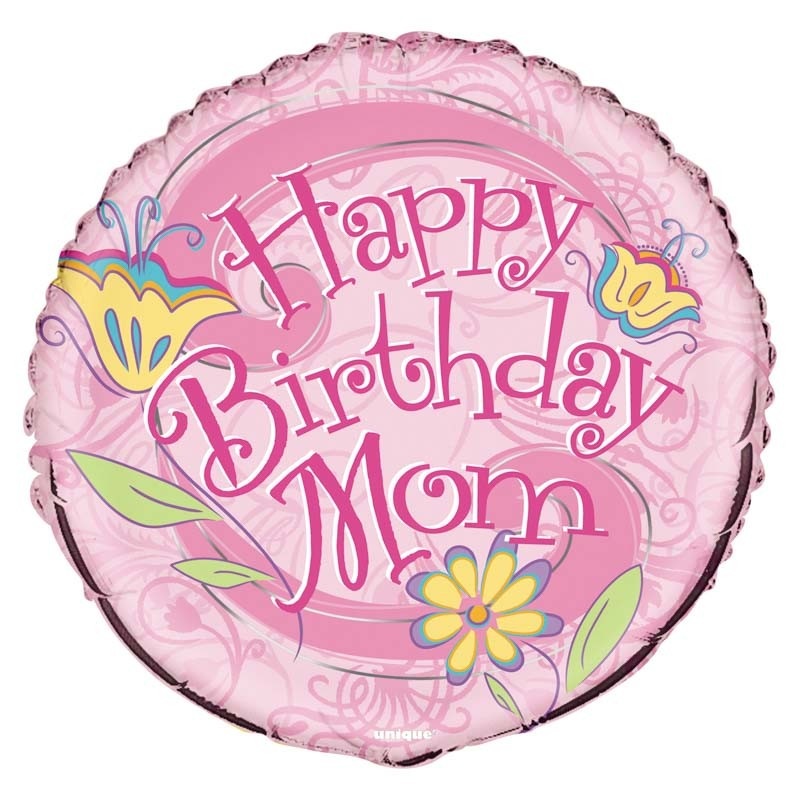 Foil balloon Happy Birthday Mom