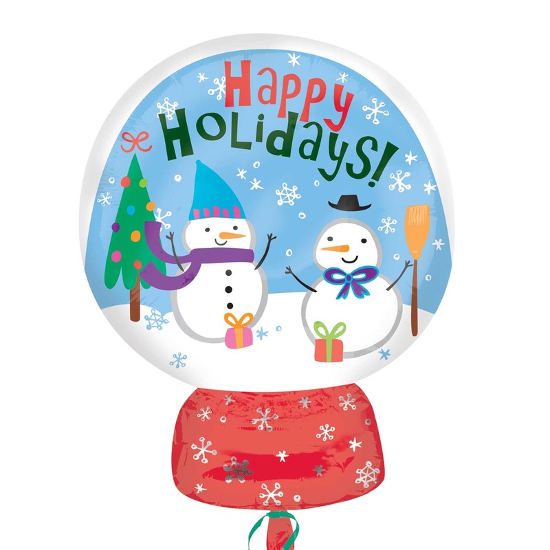 Foil balloon Happy Holidays 38 x 50cm