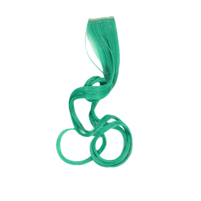 1 Clip-In Extension Strand Wavy Blue-Green YZF-P1C18-T2608