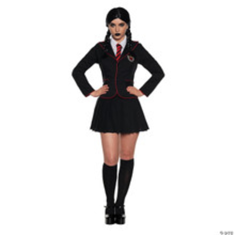 ADLT GOTHIC SCHOOLGIRL XL