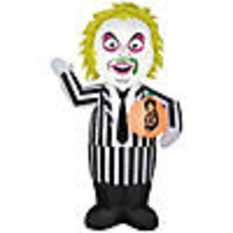 42 Airblown Inflatable Beetlejuice Beetlejuice with Pumpkin Halloween Outdoor Yard Decoration