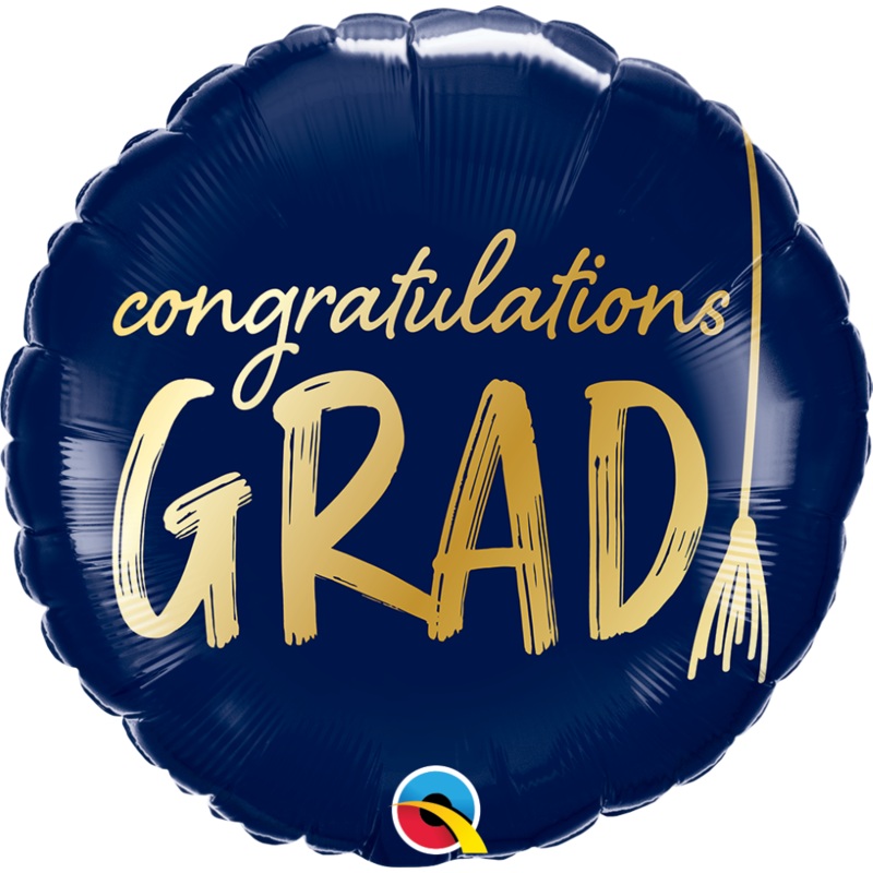 Blue congratulations balloon 46cm