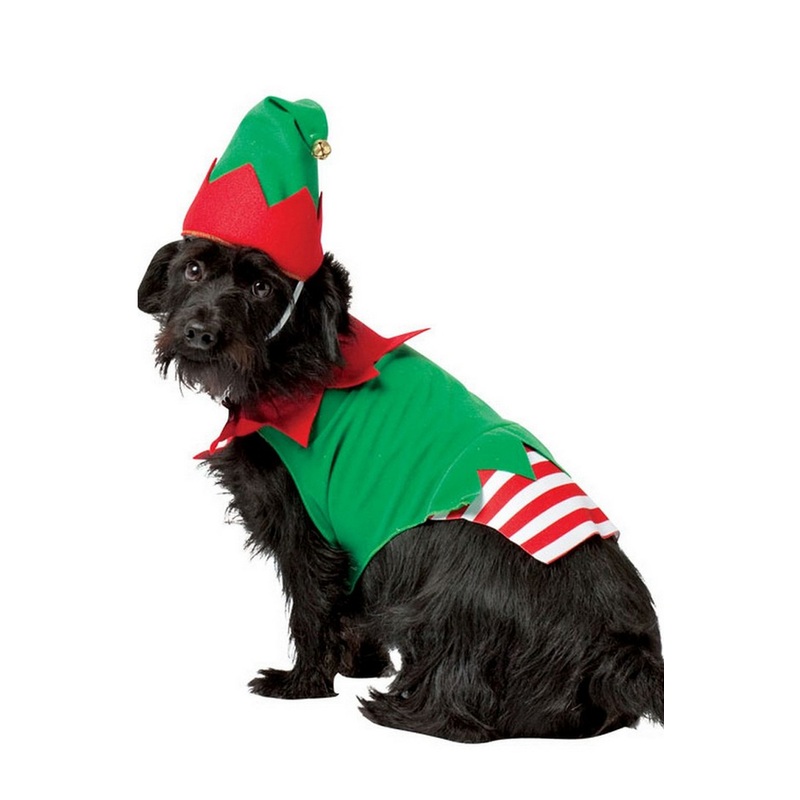 Elf Dog Costume X-Small|X-Small|Small|Medium|Large|X-Large|XX-Large|XXX-Large