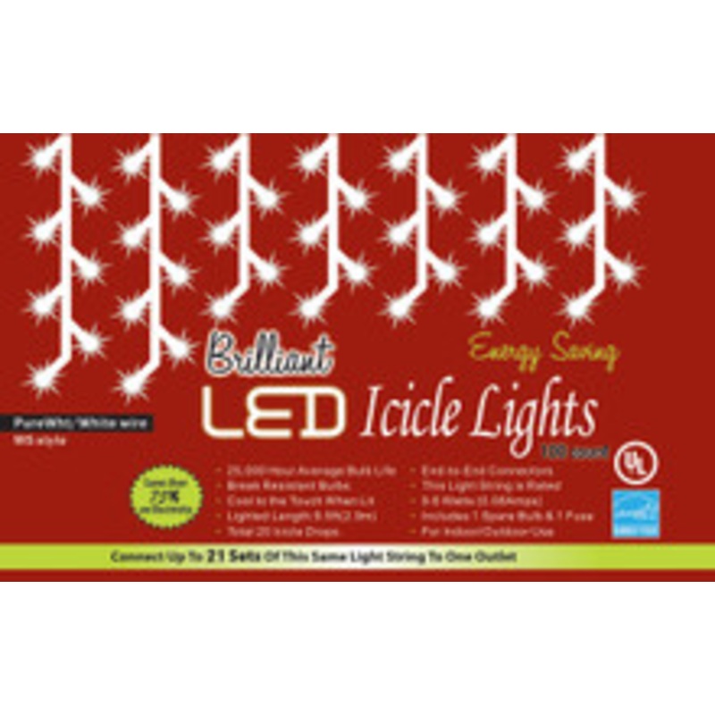 HOLIDAY LIGHTS 100L C3 ICICLE