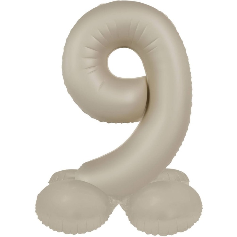 Creamy Latte 9 foil balloon standing matt 41cm