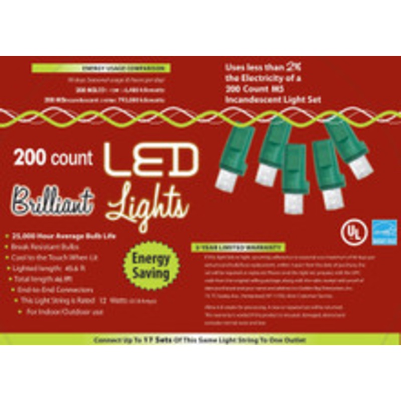 HOLIDAY LIGHTS 200L M5 PURE WT