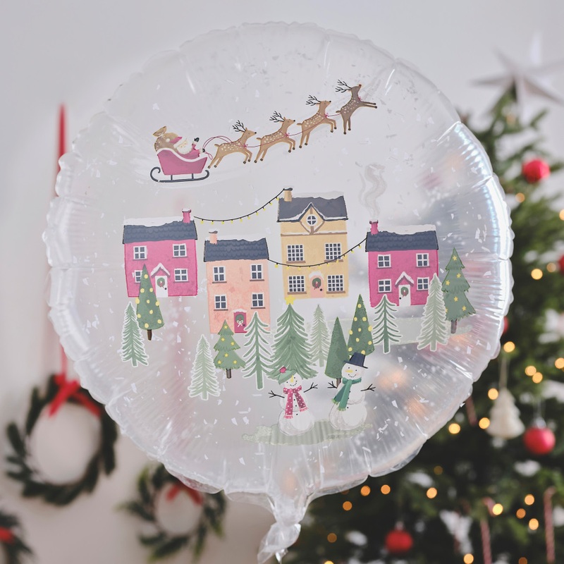 Snow globe foil balloon 56cm