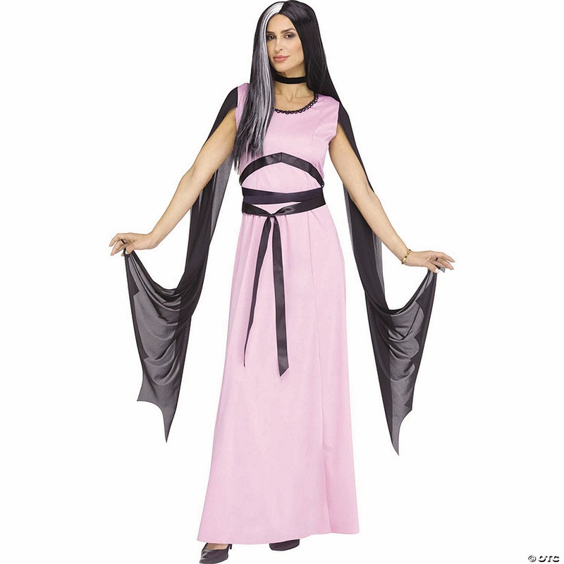 Womens Pink & Black Monster Mom Polyester Dress Costume