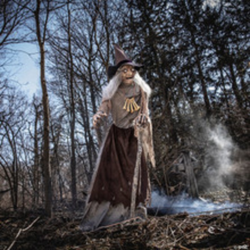 Animated Witch Prop with Servo-Motor