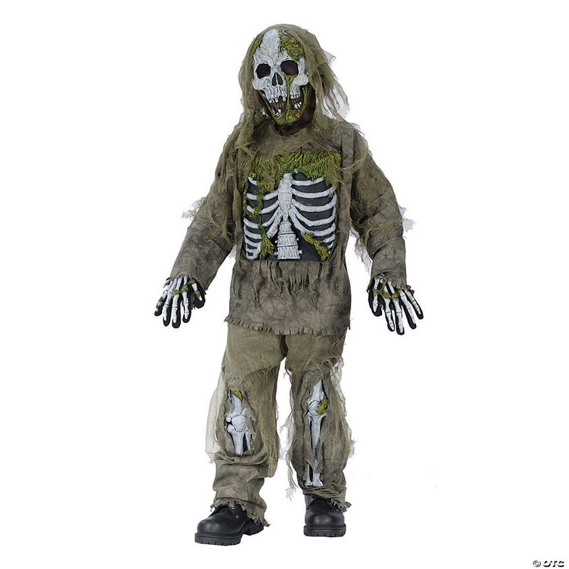 Boy’s Skeleton Zombie Costume|B7TO10|B12TO14|B4TO6