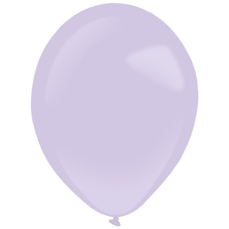 100 latex balloons fashion lavender 12cm