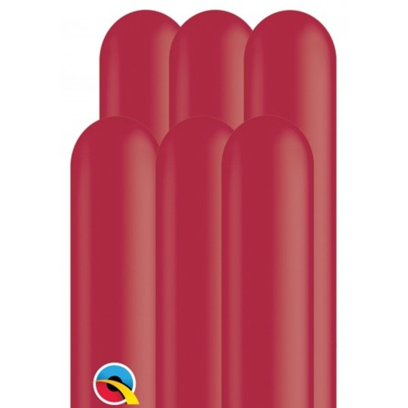 100 modeling balloons 260Q wine red 1.5m