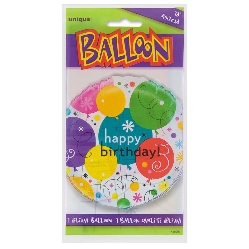Foil balloon Breezy Birthday Party
