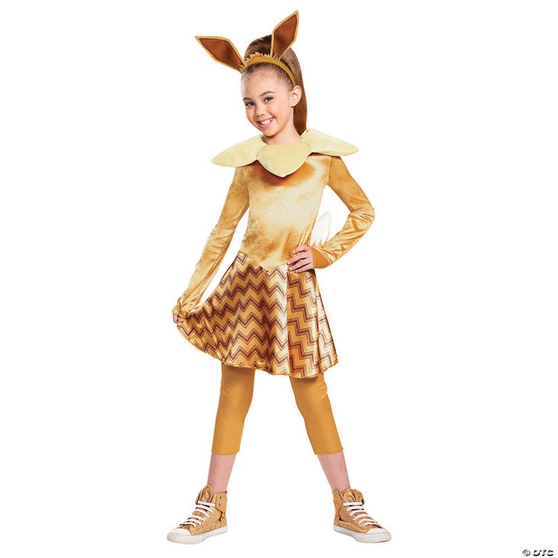 Girl’s Deluxe Pokemon Eevee Costume