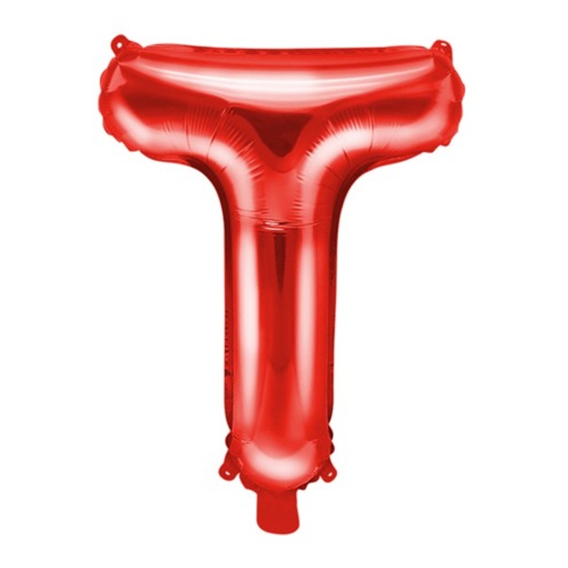 Red T letter screen 35cm