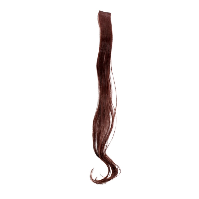 1 Clip Extension strand wavy 65 cm Dark Mahogany Brown YZF-P1C25-33